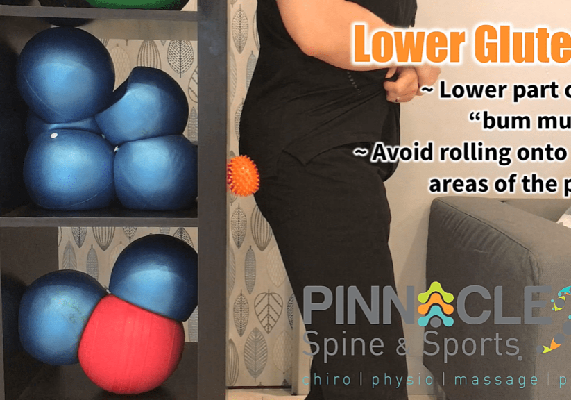 lower gluteals - spiky ball