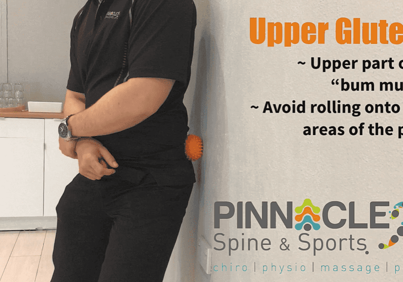 upper gluteals - spiky ball