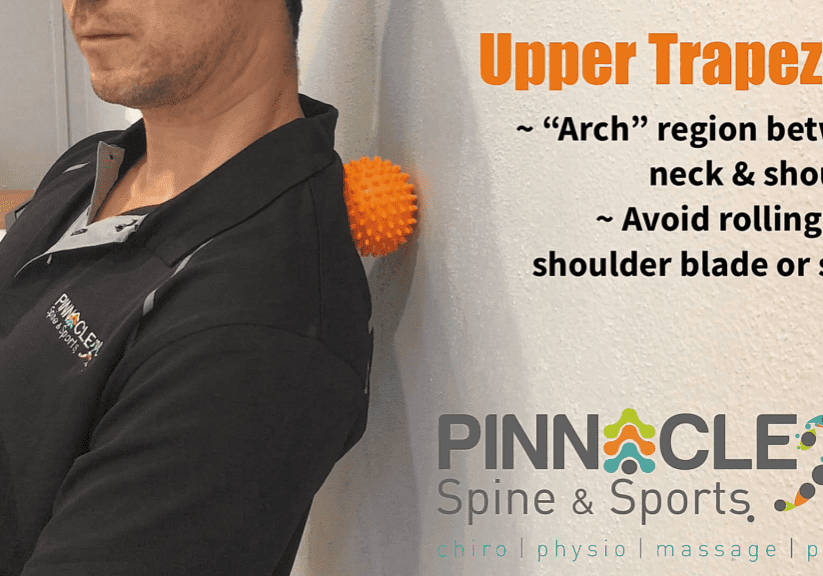 upper trapezius - spiky ball